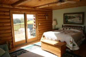 master bedroom, bed, logs, cabin, log home, bedroom, interior, furniture, room, brown home, brown room, brown bed, brown bedroom, brown interior, cabin, cabin, cabin, cabin, cabin, bedroom, bedroom